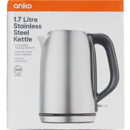 Photo of Anko Kettle Stainless 1.7lt