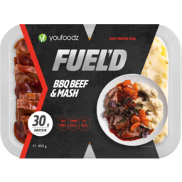Photo of YouFoodz Fuel'd BBQ Beef & Mash 450g