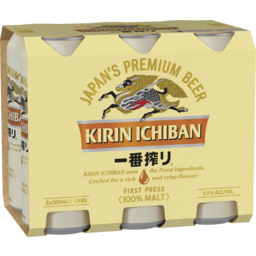 Photo of Kirin Ichiban 6x500ml Can 6.0x500ml