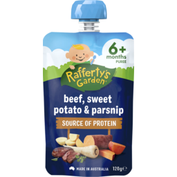Photo of Rafferty's Garden Beef, Sweet Potato & Parsnip 120g