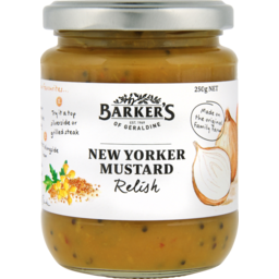 Photo of Barkers Nz N/Yorker Mustard 250g