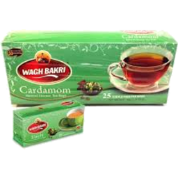 Photo of Wagh Bakri Tea Bag - Elaichi 25pc - 50g