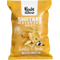 Photo of REAL NATURALS Shiitake Mushroom Chips Garlic & Herbs