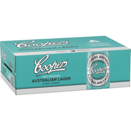 Photo of Coopers Australian Lager 24 X 375ml Can 24.0x375ml