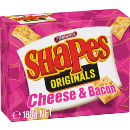 Photo of Arnott's Shapes Originals Cracker Biscuits Cheese & Bacon