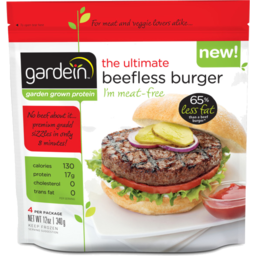 Photo of Gardein Meat Free Beefless Burger 4 Pack 340g