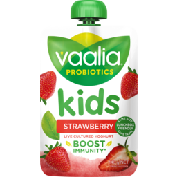 Photo of Vaalia 3x Probiotics Strawberry Kids Yoghurt Pouch
