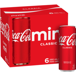 Photo of Coca-Cola Classic Soft Drink Multipack Mini Cans