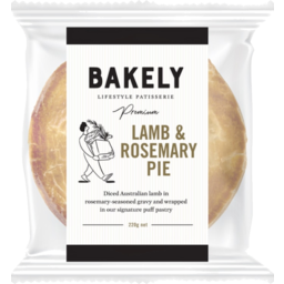 Photo of Bakely Lamb & Rosemary Pie Single Wrapped 220g 