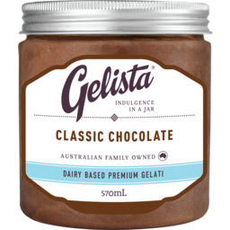Photo of Gelista Classic Chocolate Dairy Based Premium Gelati 570ml
