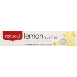 Photo of Red Seal Toothpaste Lemon Sls Free 100g