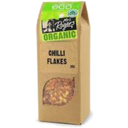 Photo of MRS ROGERS ECO ORGANIC CHILLI FLAKES 20g