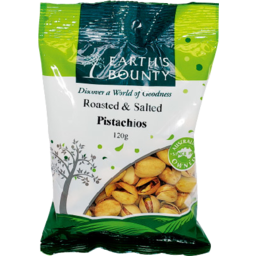 Photo of Earths Bounty Pistashios Roasted & Salted Nuts 120GM