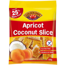 Photo of Golden Days Apricot Coconut Slice 150g