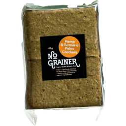 Photo of NO GRAINER Paleo Hemp & Turmeric Cracker