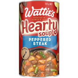 Photo of Wattie's Soup Hearty Peppered Steak 535g
