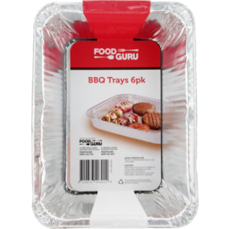 Photo of Food Guru Small Foil BBQ Trays 6 Pack