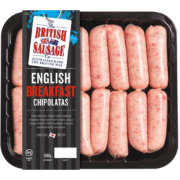 Photo of British Sausage Co English Breakfast Chipolatas 500g