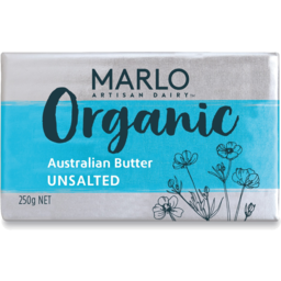 Photo of Marlo Organic Butter Unsalted 250gm