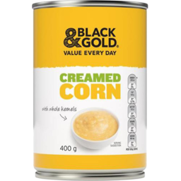 Photo of Black & Gold Creamed Corn