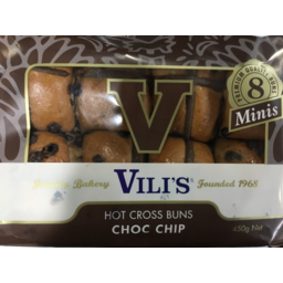 Photo of Vilis Hot Cross Buns Mini Choc Chip 450g 