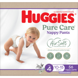 Photo of Huggies Ultimate Nappy Pants For Boys & Girls 10-15kg Size 4 56 Pack