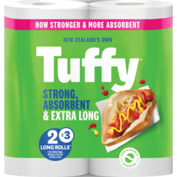 Photo of Tuffy Paper Towel 2ply Long Roll 2pk