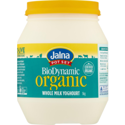 Photo of Jalna Pot Set Bio Dynamic Organic Whole Milk Yoghourt