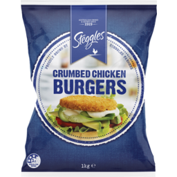 Photo of Steggles Chicken Burgers Crumbed