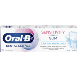 Photo of Oral B Sensitivity And Gum All Day Protection Soft Mint Toothpaste
