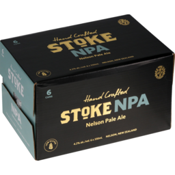 Photo of Stoke Beer Nelson Pale Pale Cans 330ml 6 Pack