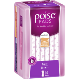 Photo of Poise Pads Super 14 Pack 