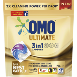 Photo of Omo Ultimate Triple 3 In 1 Laundry Capsules 28 Pack 753g