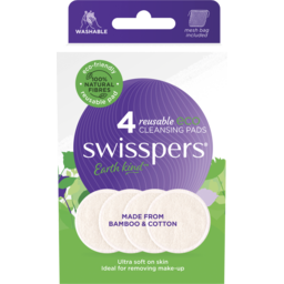Photo of Swisspers Reusable Eco Cleansing Pads 4 Pack