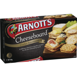 Photo of Arnott's Cheeseboard Cracker Assortment 250g 250g