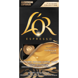 Photo of Lor Barista Vanilla Coffee Capsules 10 Pack 52g