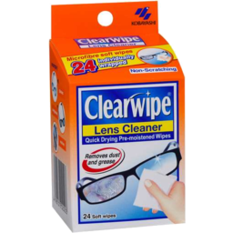 Photo of Clearwipe Lens Cleaner Soft Wipes 24pk