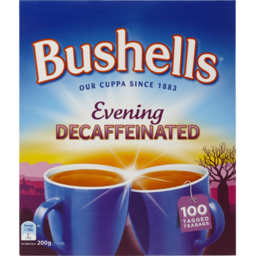 Photo of Bushells Tea Bags Evening Decaf 100s