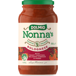 Photo of Dolmio Nonnas Bolognese Pasta Sauce With Roast Tomatoes Balsamic Vinegar & Herbs 500g