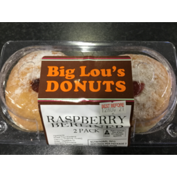 Photo of Big Lou's Donut Raspberry 2pk 200gm