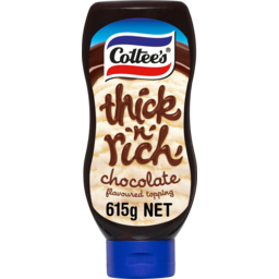 Photo of Cottees Thick N Rich Chocolate Flavoured Topping Squeeze 615g
