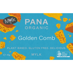 Photo of Pana Organic Plant Based Gluten Free Golden Crumb Mylk Chocolate 45g