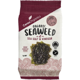 Photo of Ceres Organics Organic Seaweed Sea Salt & Vinergar Snack