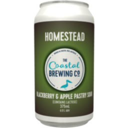 Photo of Coastal Brewing Homestead Blackberry & Apple Pastry Sour Can 375ml 4pk