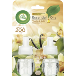 Photo of Air Wick Scented Oil Fragrance Refill Vanilla & Soft Cashmere 2 Pack