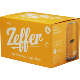 Photo of Zeffer Alcoholic Hazy Ginger Beer 6x330ml Cans