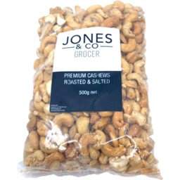 Photo of J&Co Cashews Salted 500g