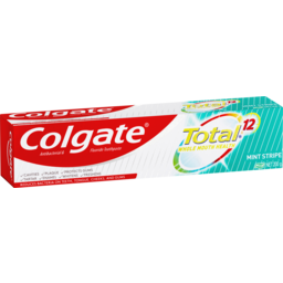 Photo of Colgate Total Mint Stripe Antibacterial Fluoride Gel Toothpaste 200g