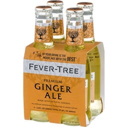 Photo of Fever Tree Ginger Ale Bottles