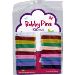 Photo of Bobby Pins Asst Colours Pk-100